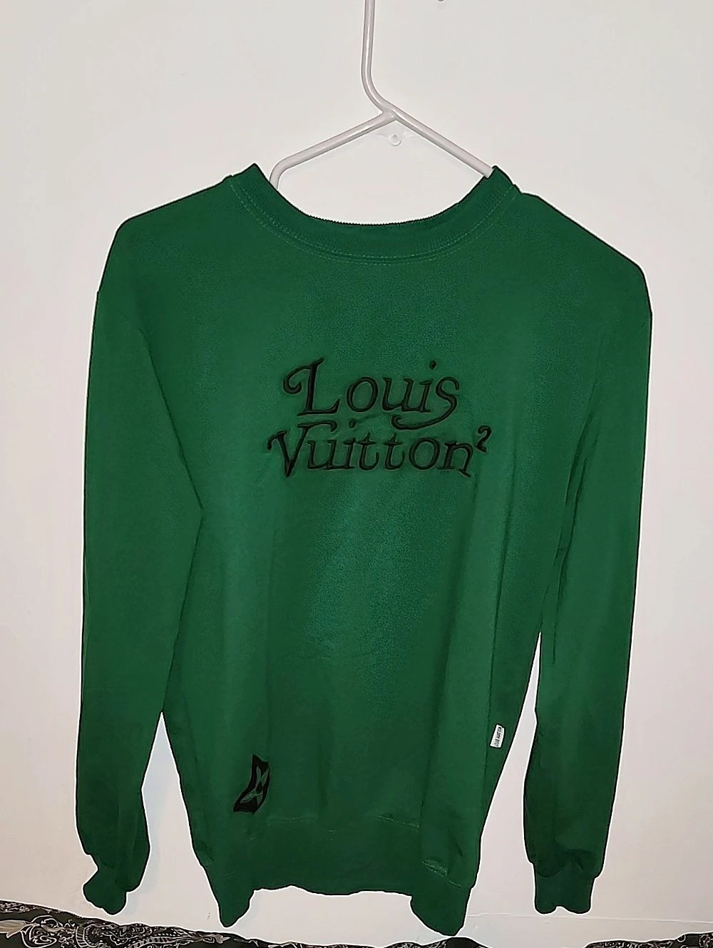 Louis Vuitton Louis Vuitton² sweatshirt Green Size Medium Like New